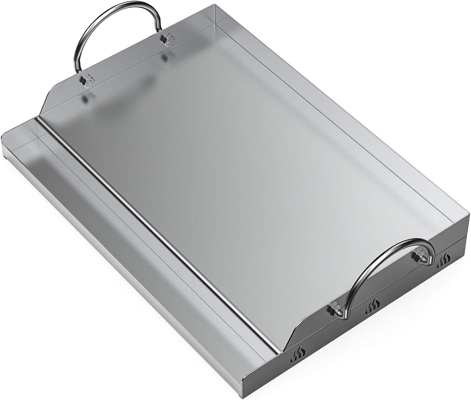 BBQ Griddle Plate Stainless Steel Plancha 47.2x32cm
