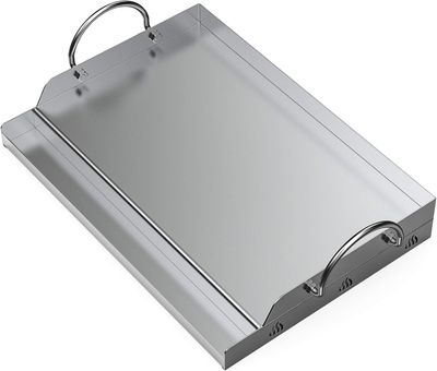 BBQ Griddle Plate Stainless Steel Plancha 47.2x32cm