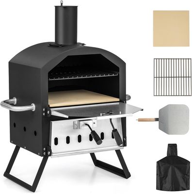 Professional Series 27L Portable Wood-Fired Pizza Oven – Up to 600°C