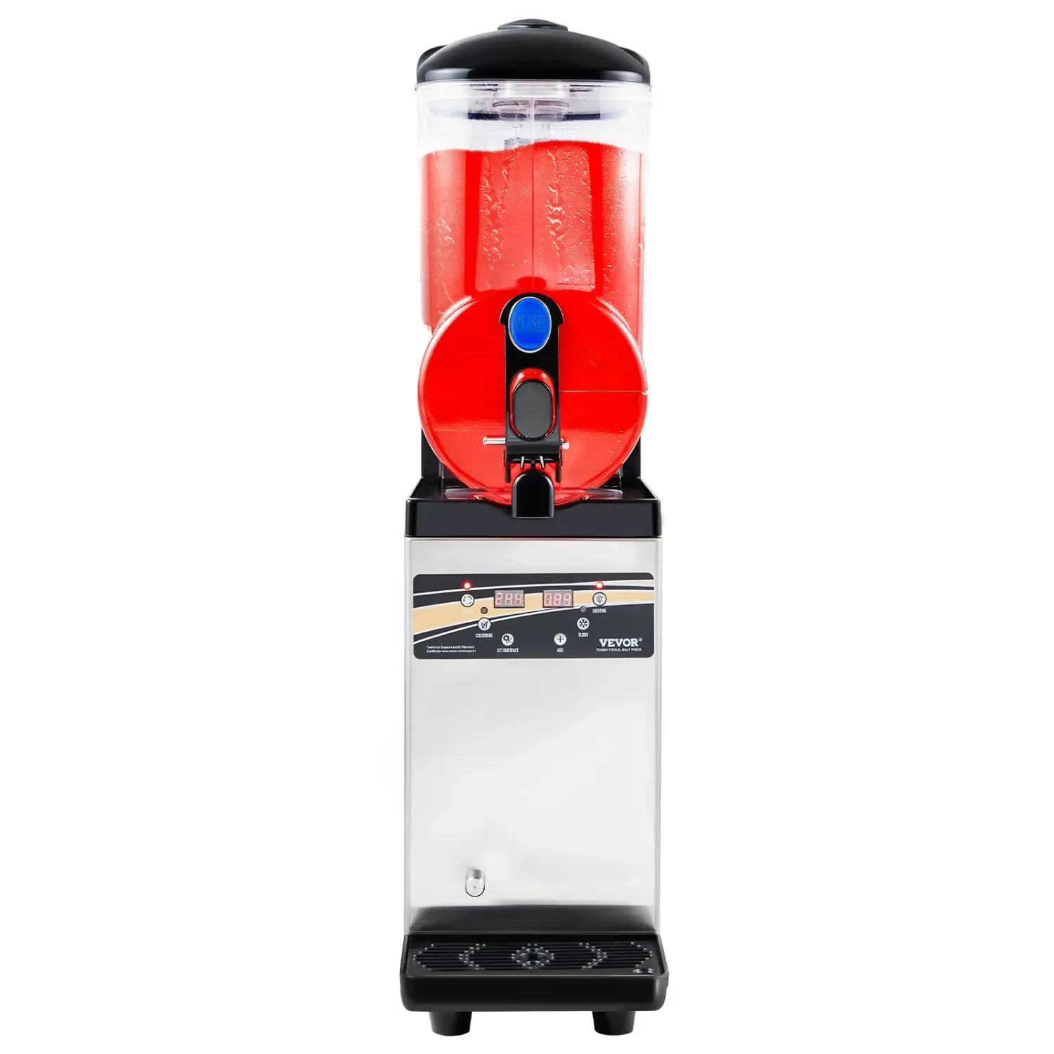 Commercial Slushie Machine 15L Stainless Steel Frozen Drink Maker