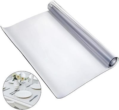 Transparent PVC Desk Table Protector Mat 2mm Thick Protective Cover