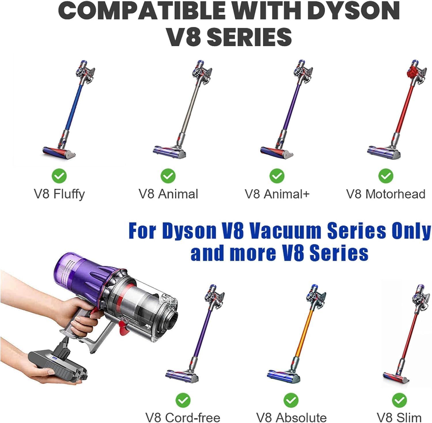Replacement Battery for Dyson V8 Vacuum Cleaners – High-Capacity Lithium Battery with Accessories