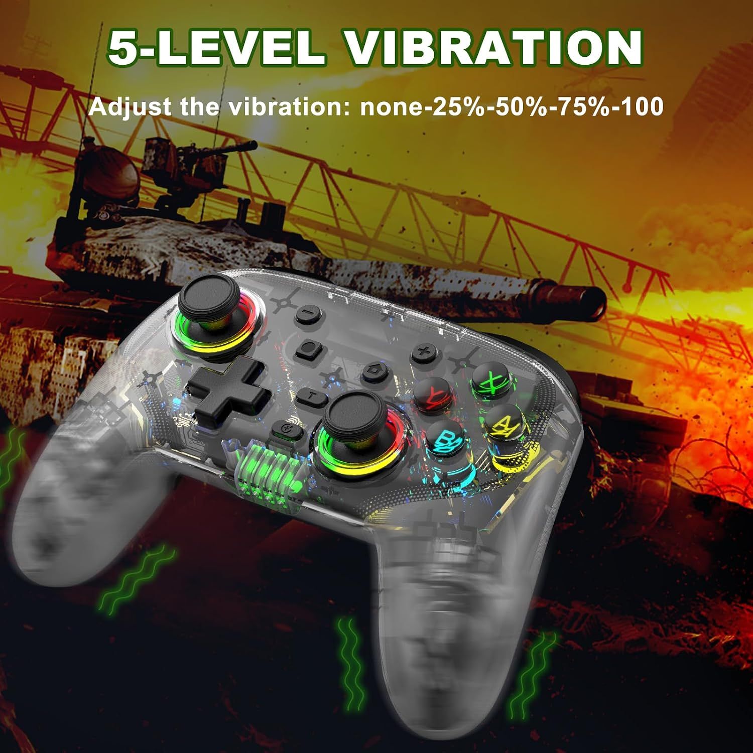Wireless Bluetooth Game Controller for PC PS4 PS3 Switch iOS Android