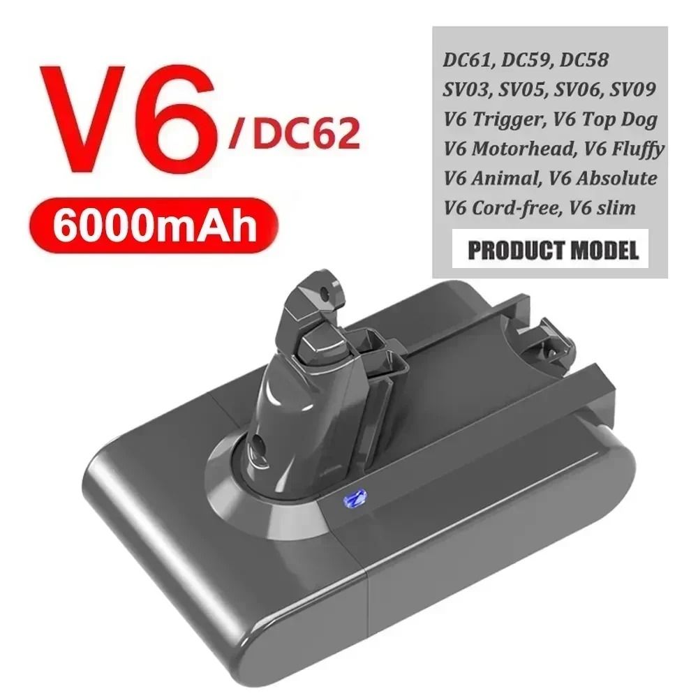 Dyson Battery V7 6000mAh 21.6V Replacement