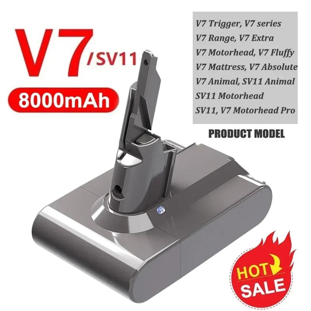Dyson Battery V7 6000mAh 21.6V Replacement