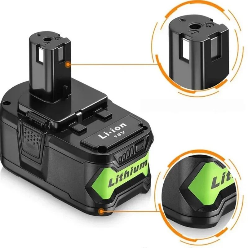 Ryobi 18V 8.0Ah Lithium-Ion Replacement Battery for Ryobi