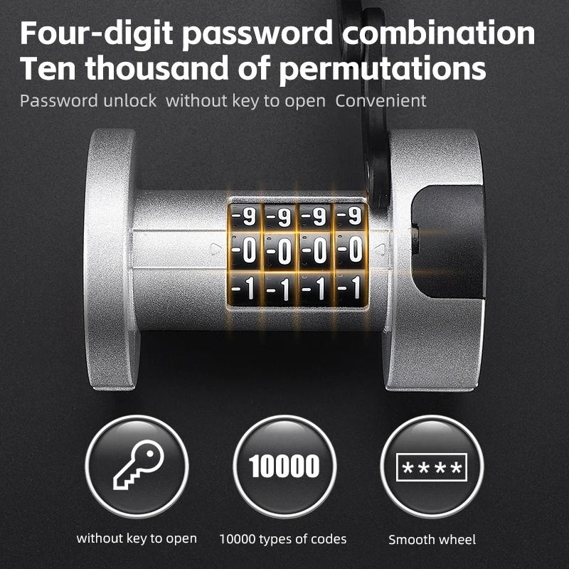 Restaurant Folding Combination Lock – 4-Digit Security Lock