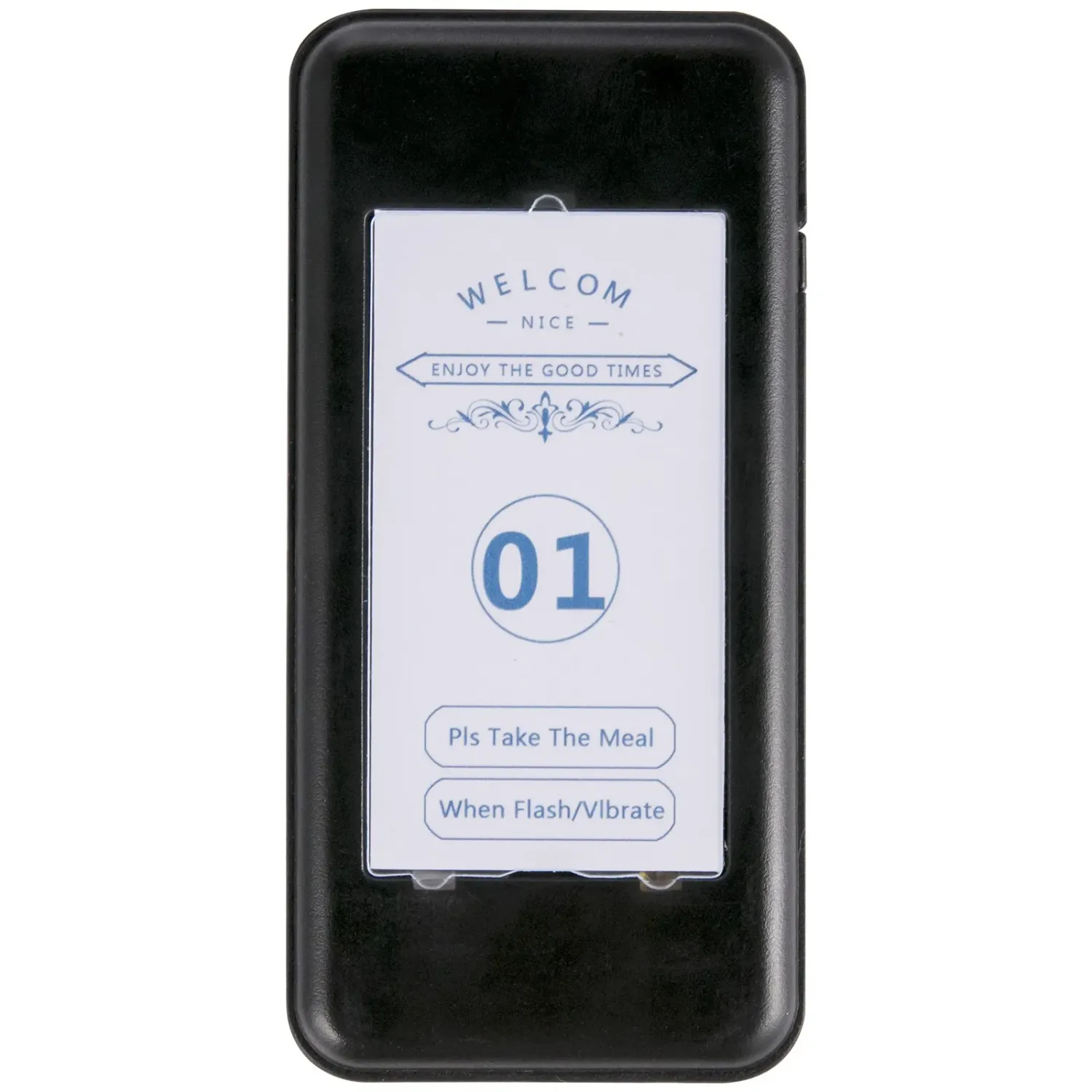Wireless Restaurant Pager System – 98-Channel Calling Base with 16 Rechargeable Guest Pagers