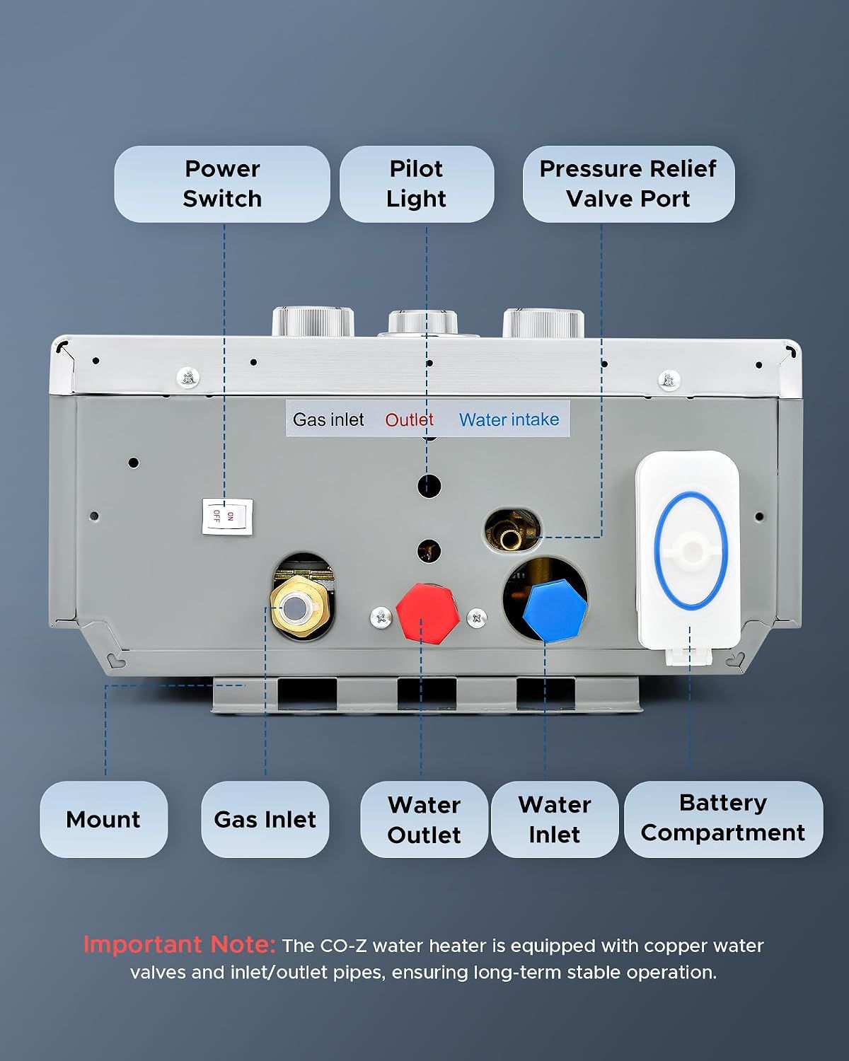 16L LPG Tankless Gas Water Heater