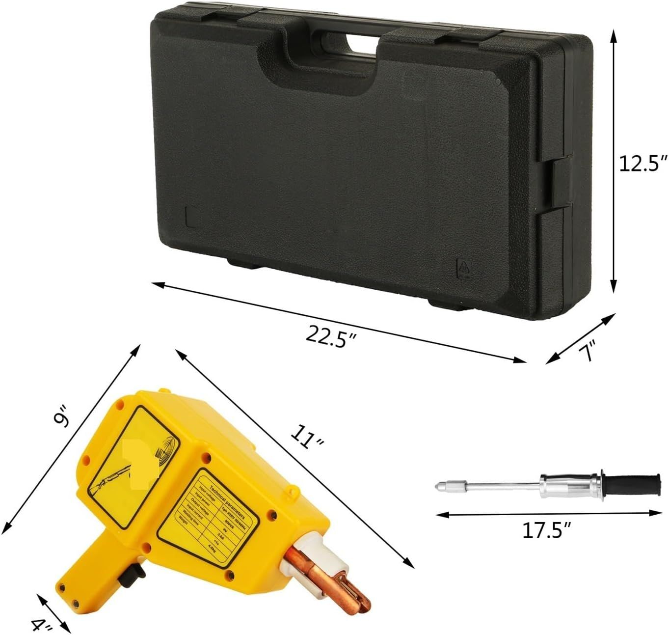 Stud Welder Dent Repair Kit – 1600A Automotive Spot Welding Dent Puller