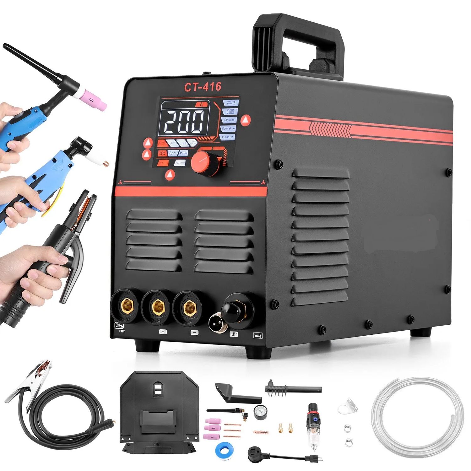 Portable &amp;amp; 3-in-1 Plasma Cutter &amp; Welding Machine – 50A Cutter, 200A TIG/MMA Welder