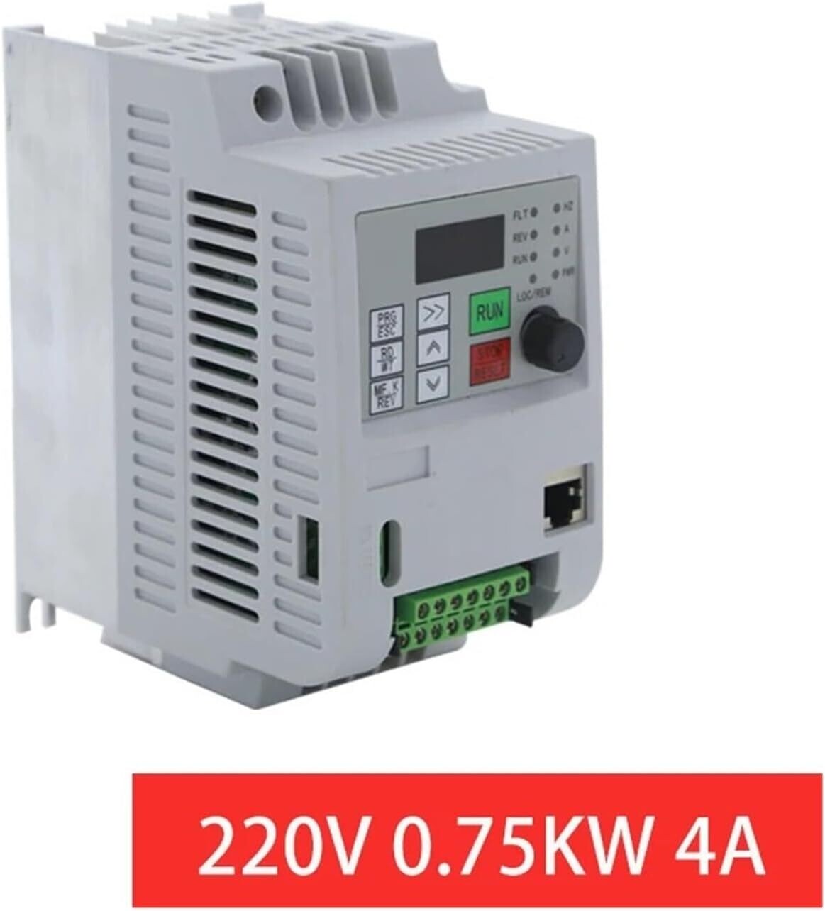 VFD Inverter 220V Single to 3 Phase Converter, Power Wattage: 220V 1 Phase Input - 3 Phases Output: 0.75Kw