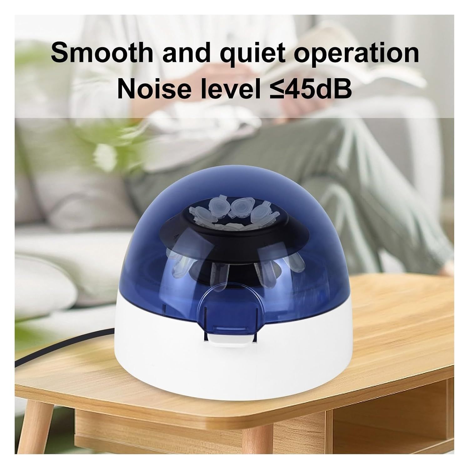 Mini Electric Centrifuge Machine 7000RPM Blood Centrifuge Tester with Fixed Speed Rotor Laboratory Microfiltration Device