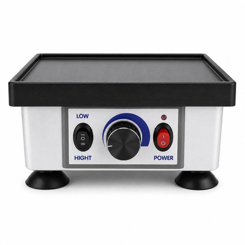 Dental Square Vibrator 120W, 2KG Maximum Load Oscillator – Laboratory Equipment for Dental Labs