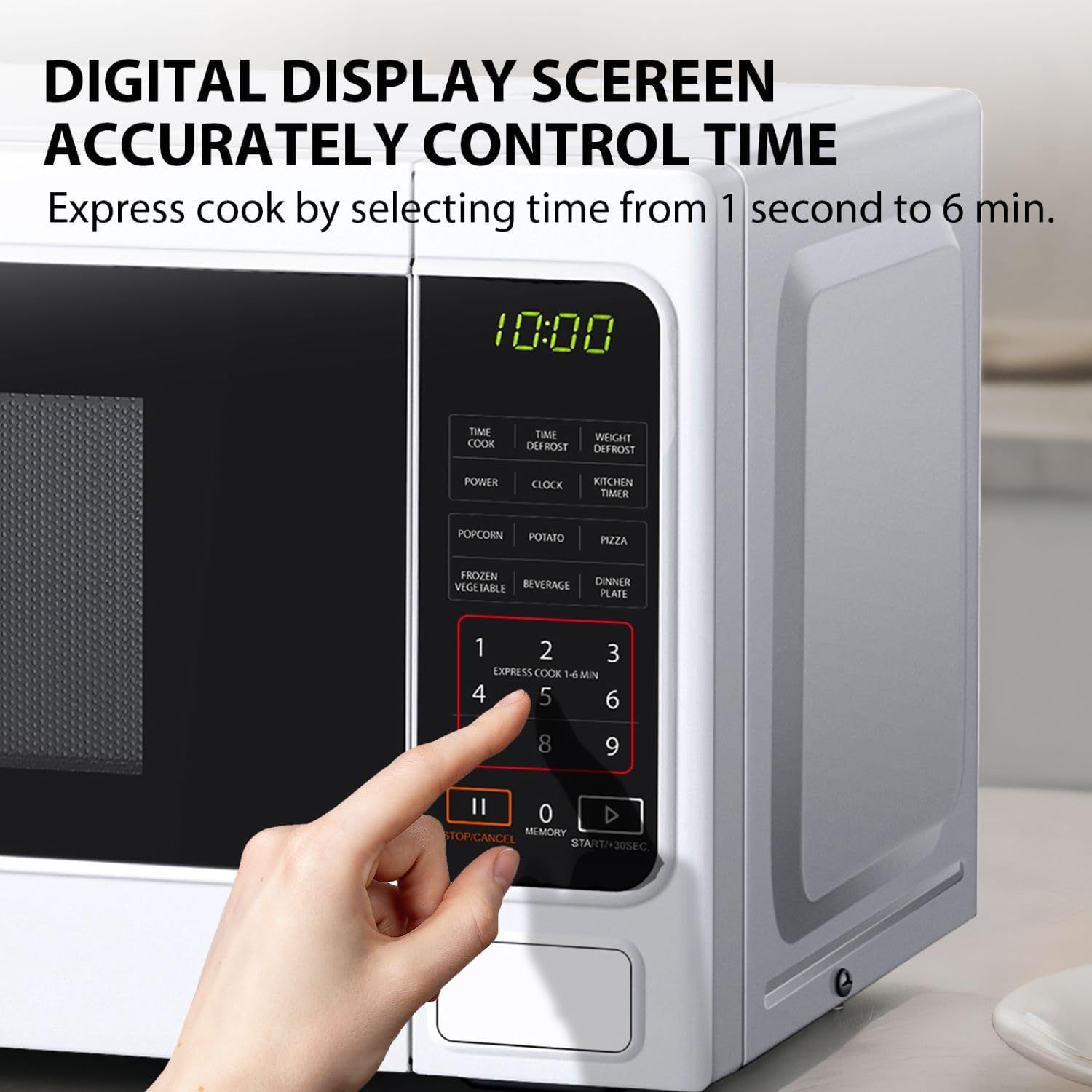 20L 800W Digital Microwave Oven with 1000W Grill Combination