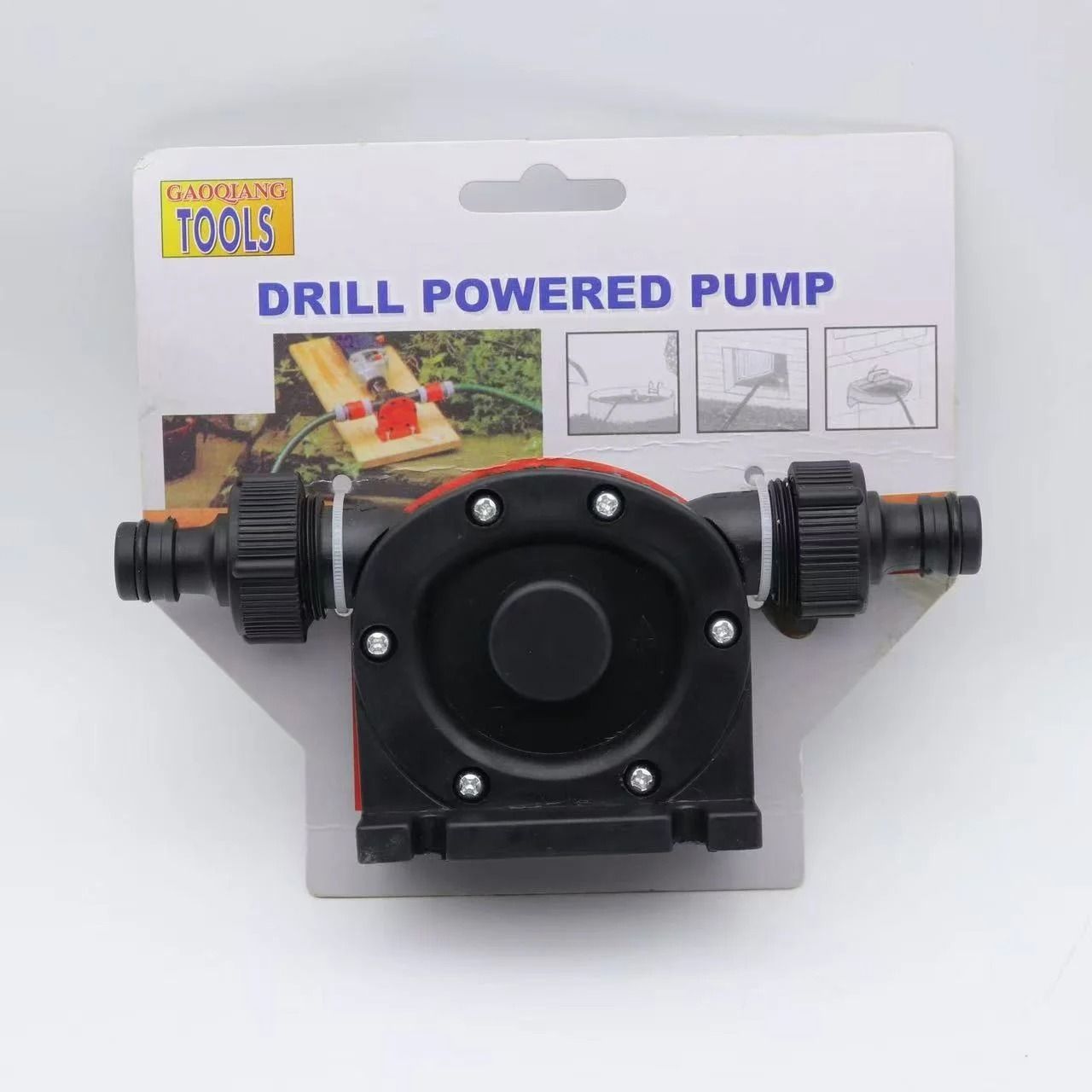 Power Portable Electric Drill Pump – Self-Priming Liquid Transfer Pump for Water, Oil &amp; Diesel