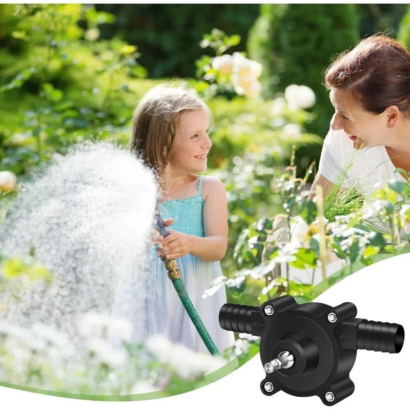 Power Portable Electric Drill Pump – Self-Priming Liquid Transfer Pump for Water, Oil &amp; Diesel