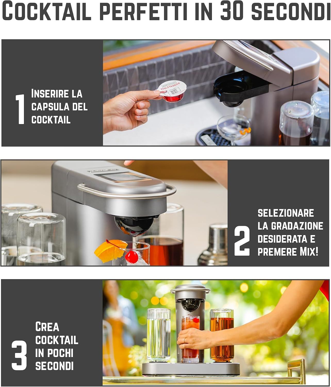 Cocktail Machine for Home Bar, Automatic Cocktail Mixer for Home Use
