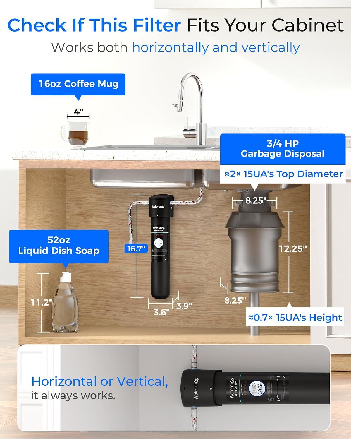 Water Filter System Undersink Drinking Water Filter