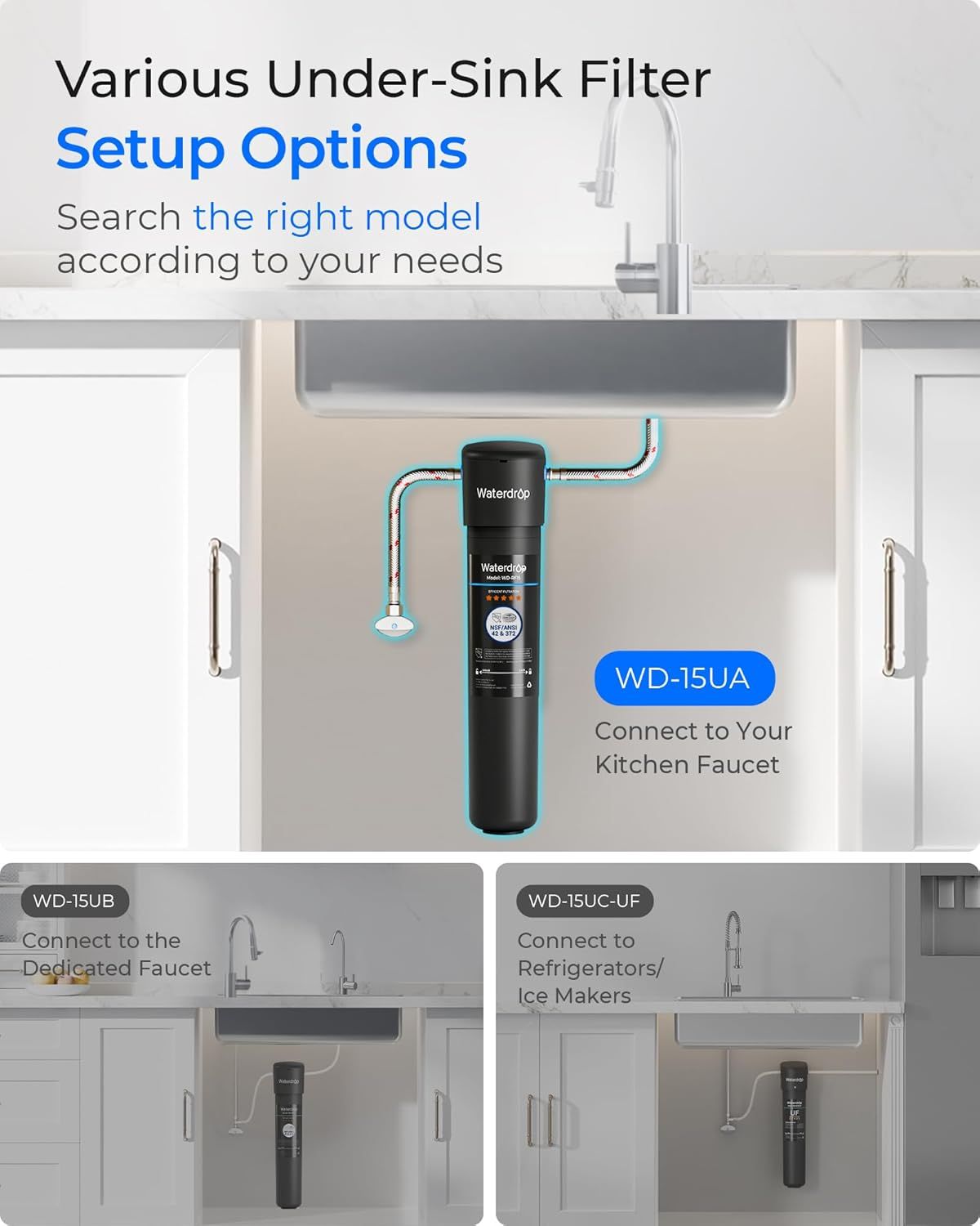 Water Filter System Undersink Drinking Water Filter