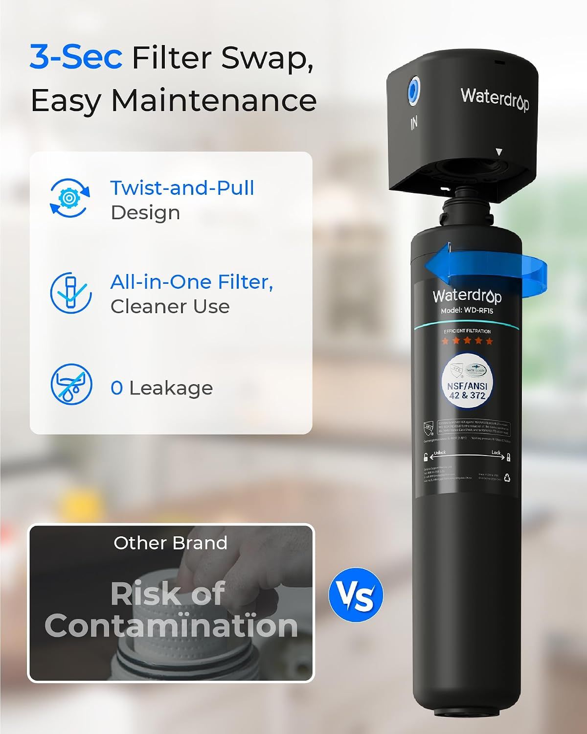 Water Filter System Undersink Drinking Water Filter