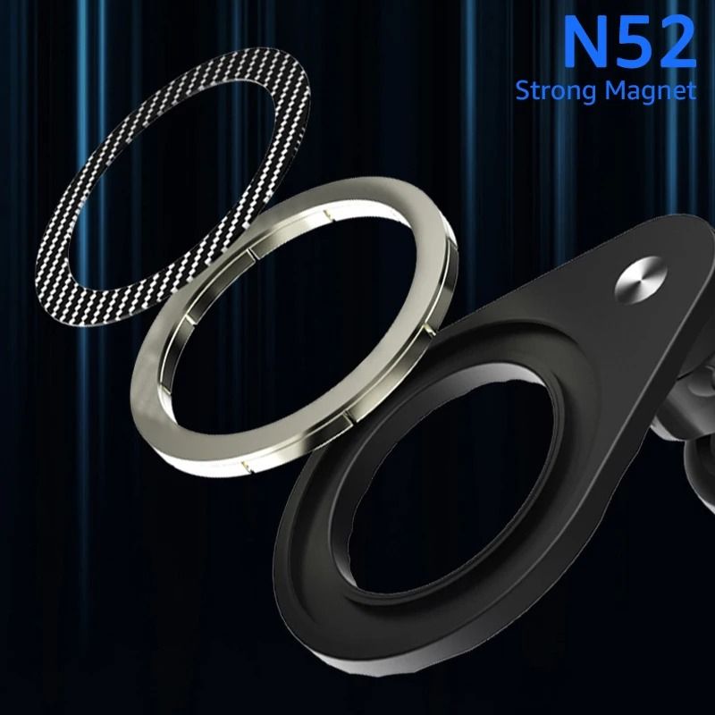 Professional Universal Magnetic Car Phone Holder – 17mm Ball Head Mount