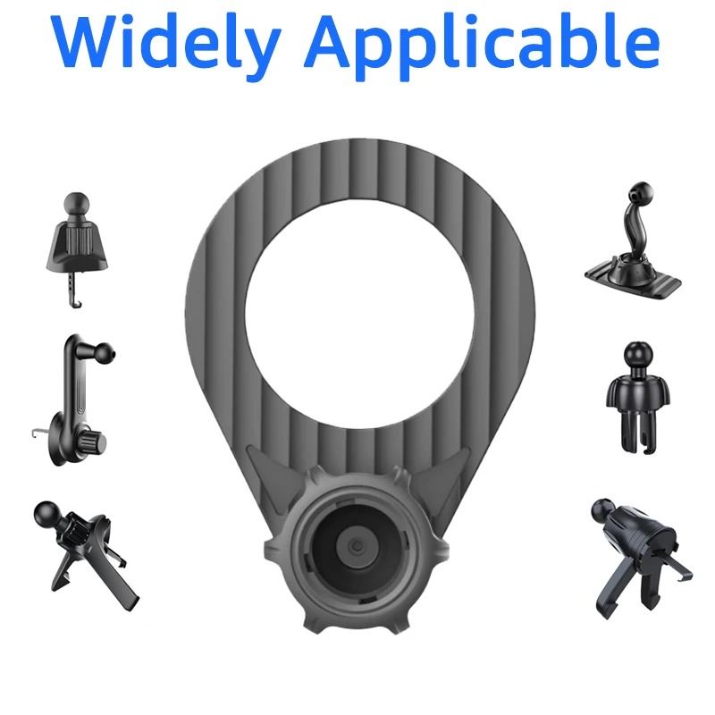 Professional Universal Magnetic Car Phone Holder – 17mm Ball Head Mount