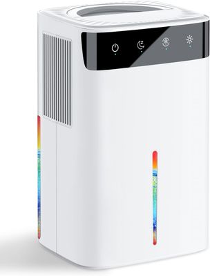 2.6L Portable Dehumidifier for Home Bedroom Bathroom with Auto Defrost