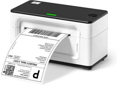 Bluetooth Thermal Label Printer – 4×6 Shipping Label Printer with USB