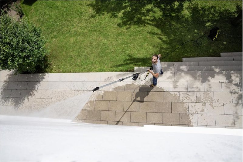 Spray Lance High-Pressure Washer Accessory, 4 Telescopic Black