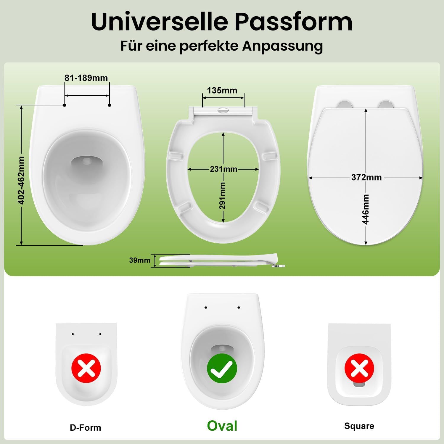 Toilet Seat with Quick-Release Function and Soft-Close Mechanism