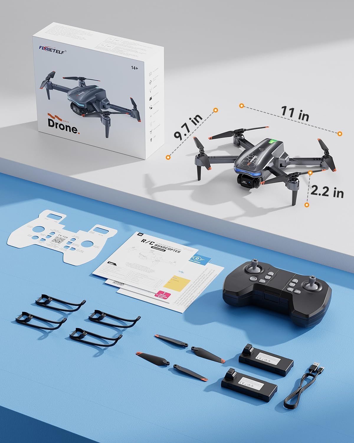RC T29 Mini Drone with 1080p Camera – Foldable Quadcopter