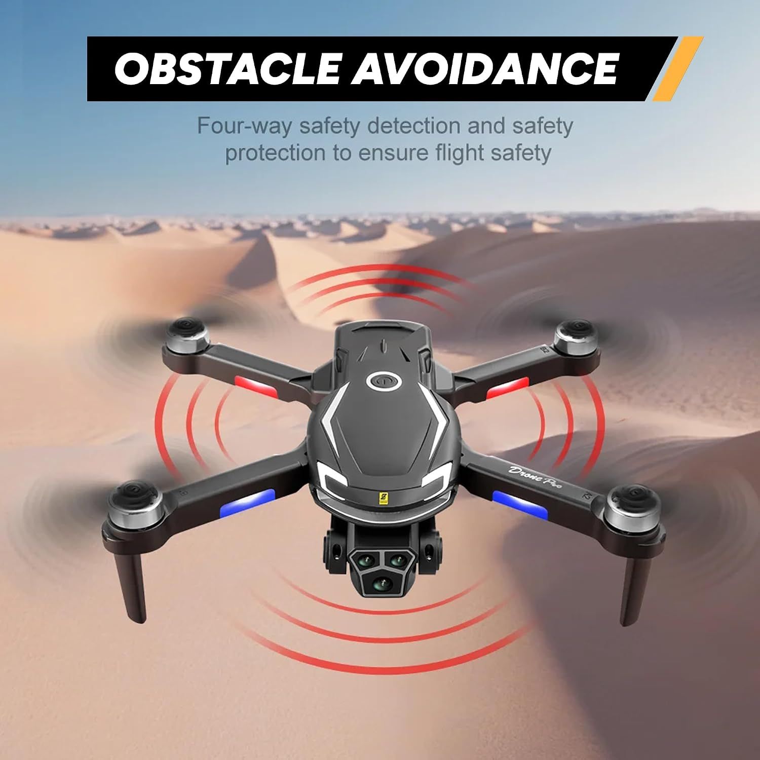 Mini Camera Drone for Kids &amp; Adults with Brushless Motor