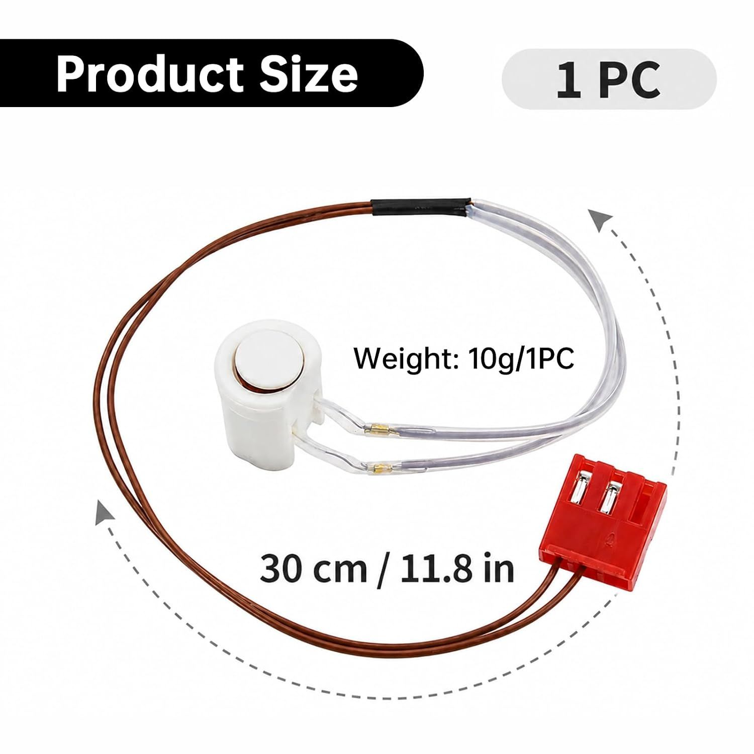 12V 24V Diesel Heater Temperature Sensor 30cm Square Connector
