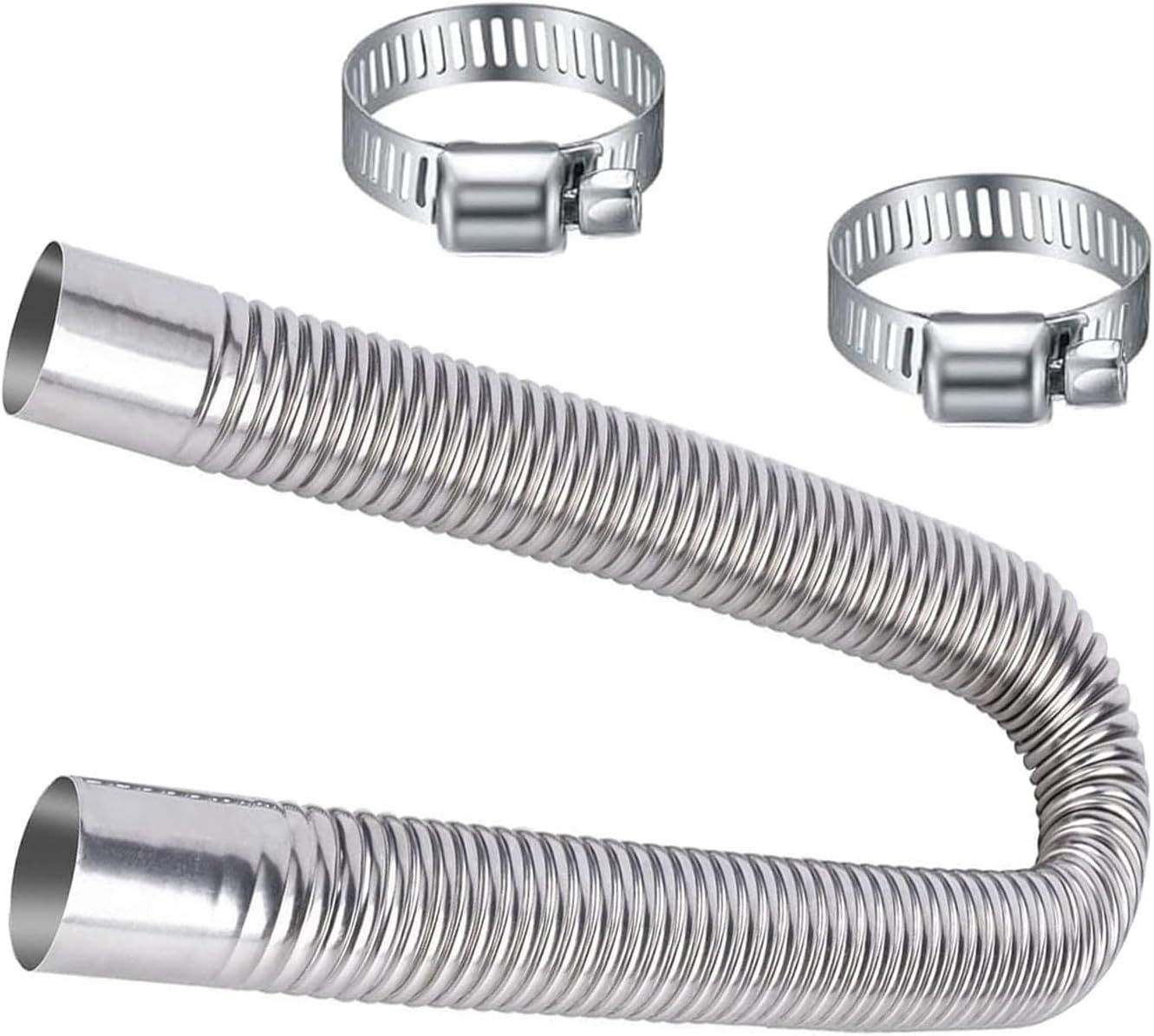 60cm Diesel Heater Exhaust Pipe 25mm Stainless Steel
