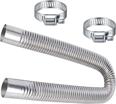60cm Diesel Heater Exhaust Pipe 25mm Stainless Steel