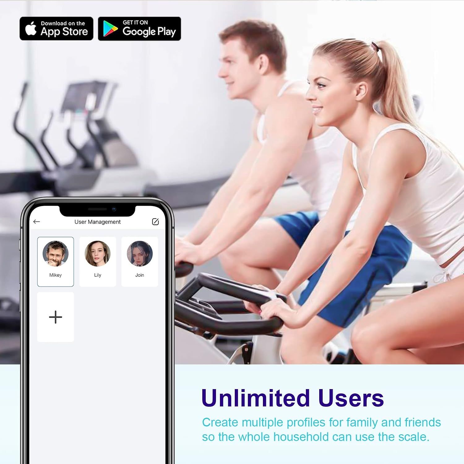 Scales Bluetooth Smart Body Composition Scale – 13 Health Metrics, 150 kg Capacity