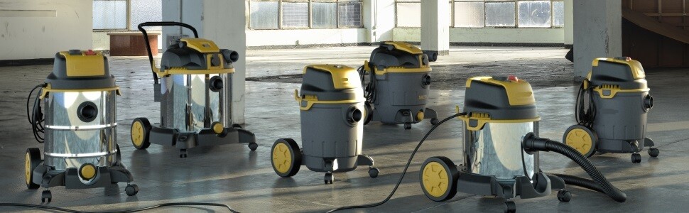 Vacuum Cleaner for Solids and Liquids  with Power Tool Socket (1600 W, 3L)