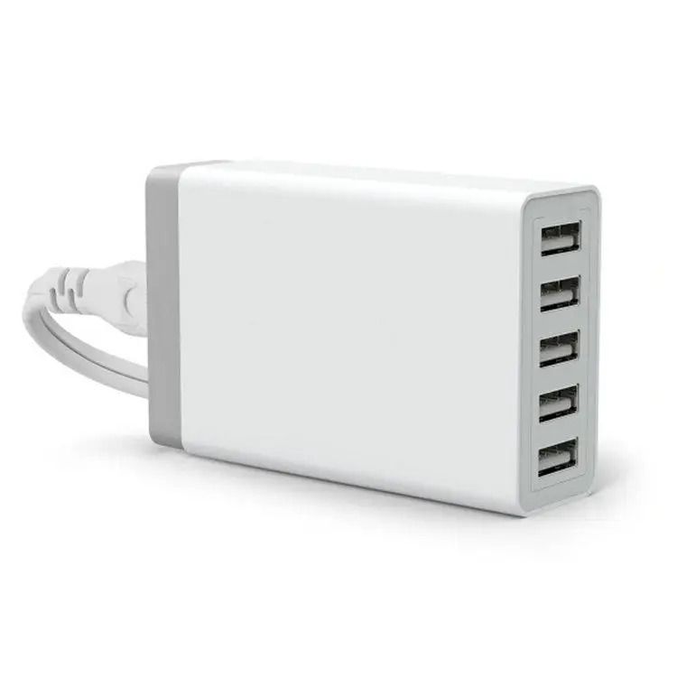 USB Charging Station 60W 10 Port Fast Charger Dock with 5 Port 40W Hub