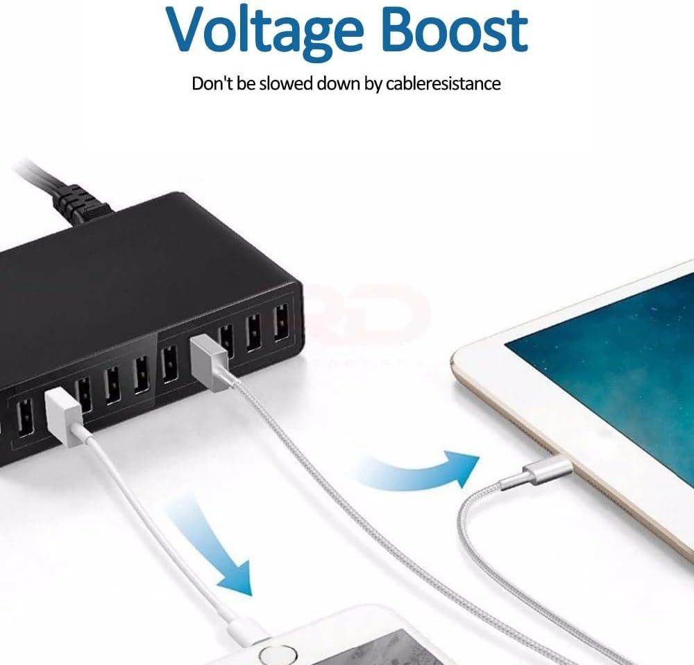 USB Charging Station 60W 10 Port