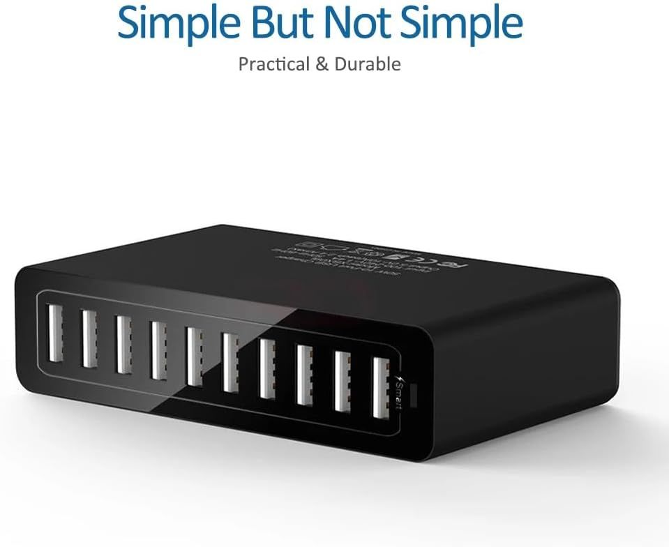 USB Charging Station 60W 10 Port