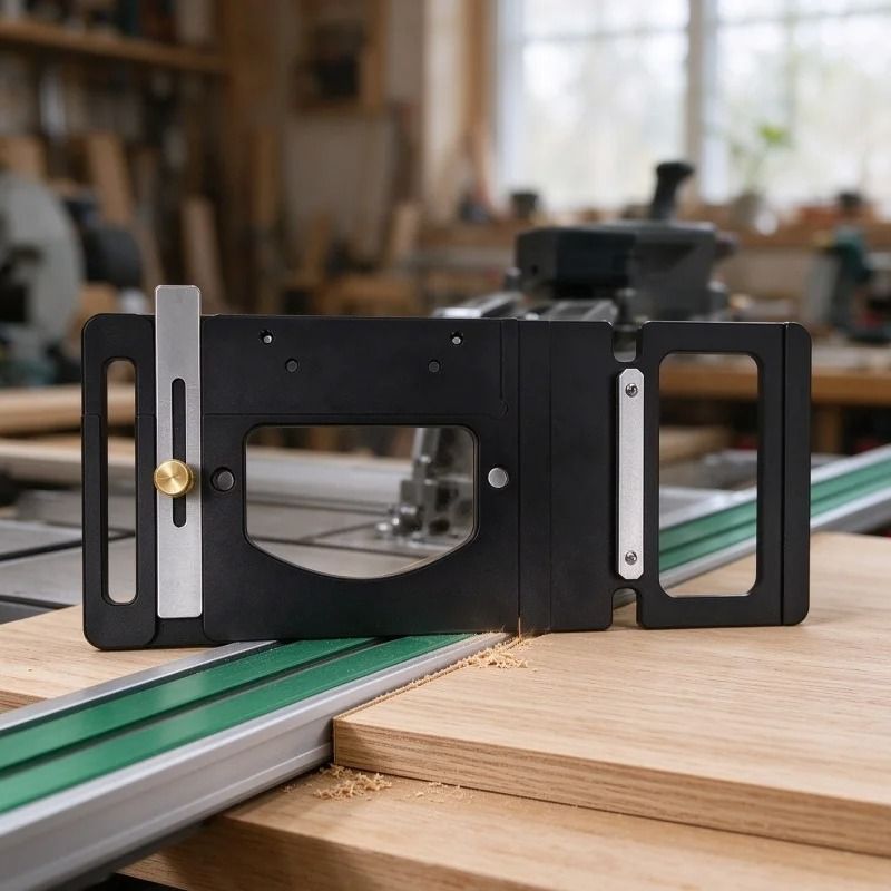 Track Saw Square Guide – Aluminium Alloy 90° Cutting Guide