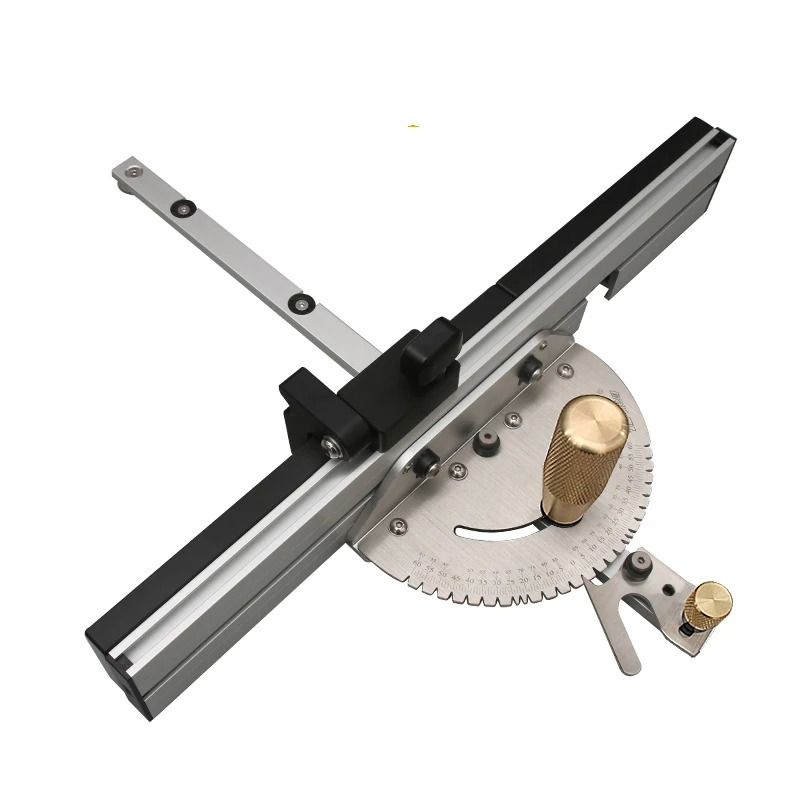 Miter Gauge with Track Stop Angle Ruler for Table Saw Router Band Saw Woodworking