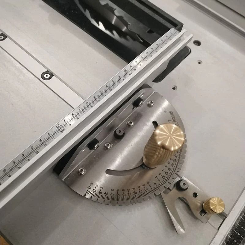 Miter Gauge with Track Stop Angle Ruler for Table Saw Router Band Saw Woodworking