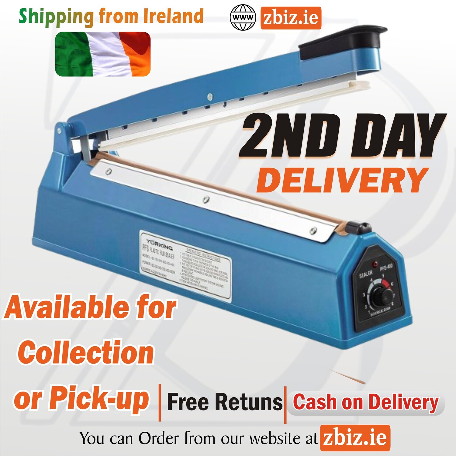 Heat Sealer Impulse Plastic Bag Sealing Machine