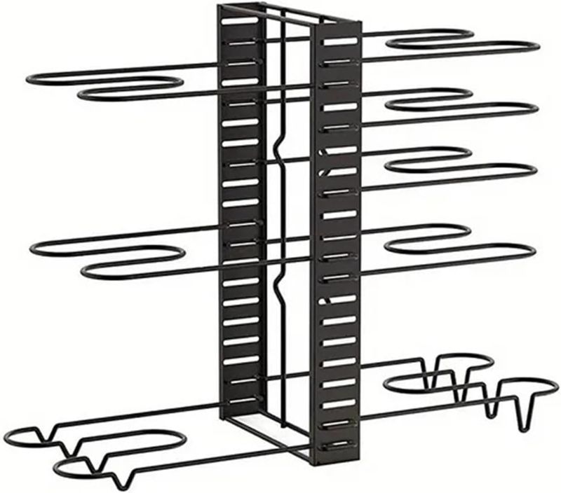 Pot Rack Adjustable 8 Tier Kitchen Organizer