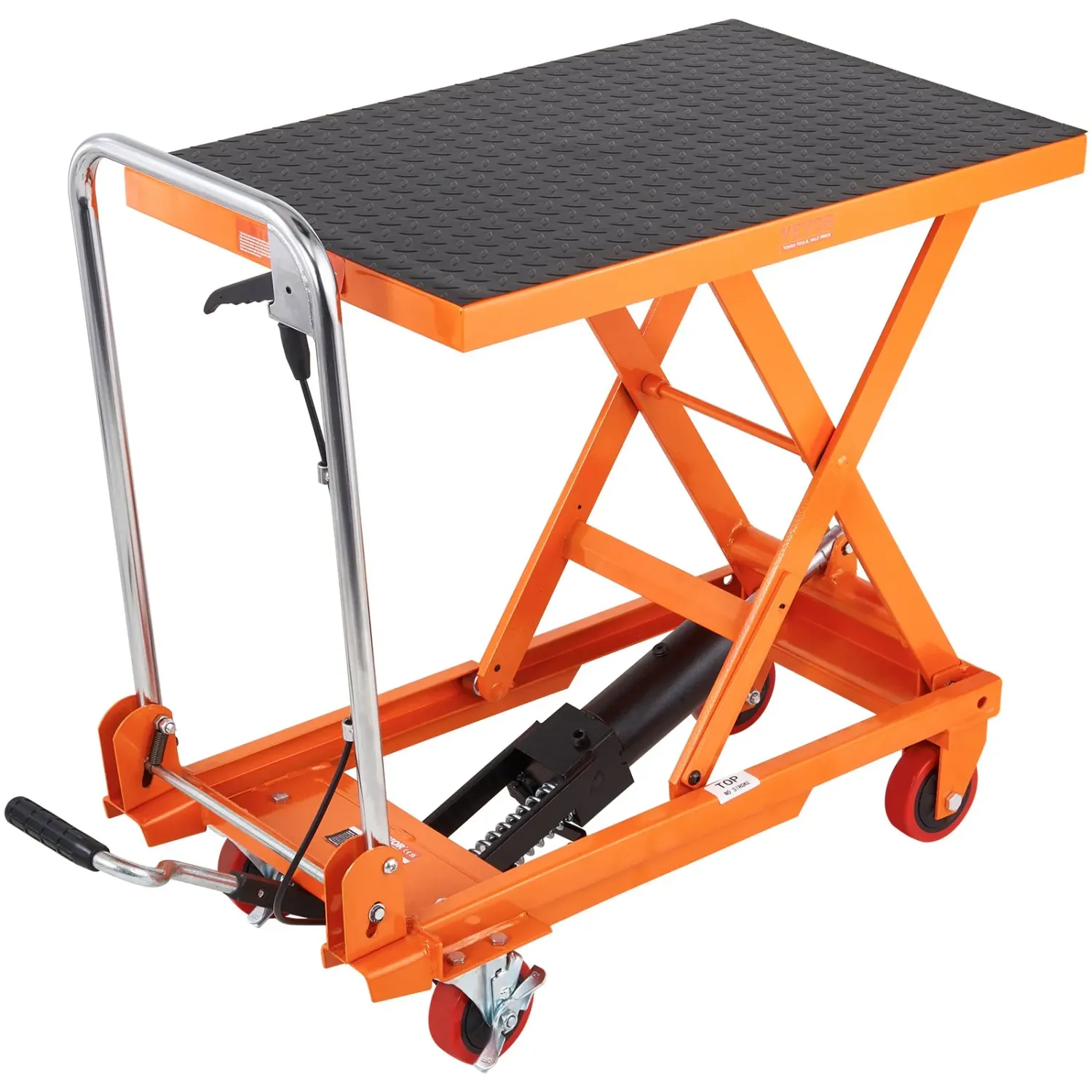 Lift Table 330lbs Manual Hydraulic Scissor Trolley