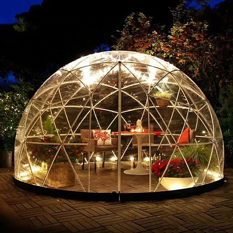 Geo Dome Luxury Transparent Tent – Stylish Clear Dome Tent for Glamping, Outdoor Events, and Special Occasions