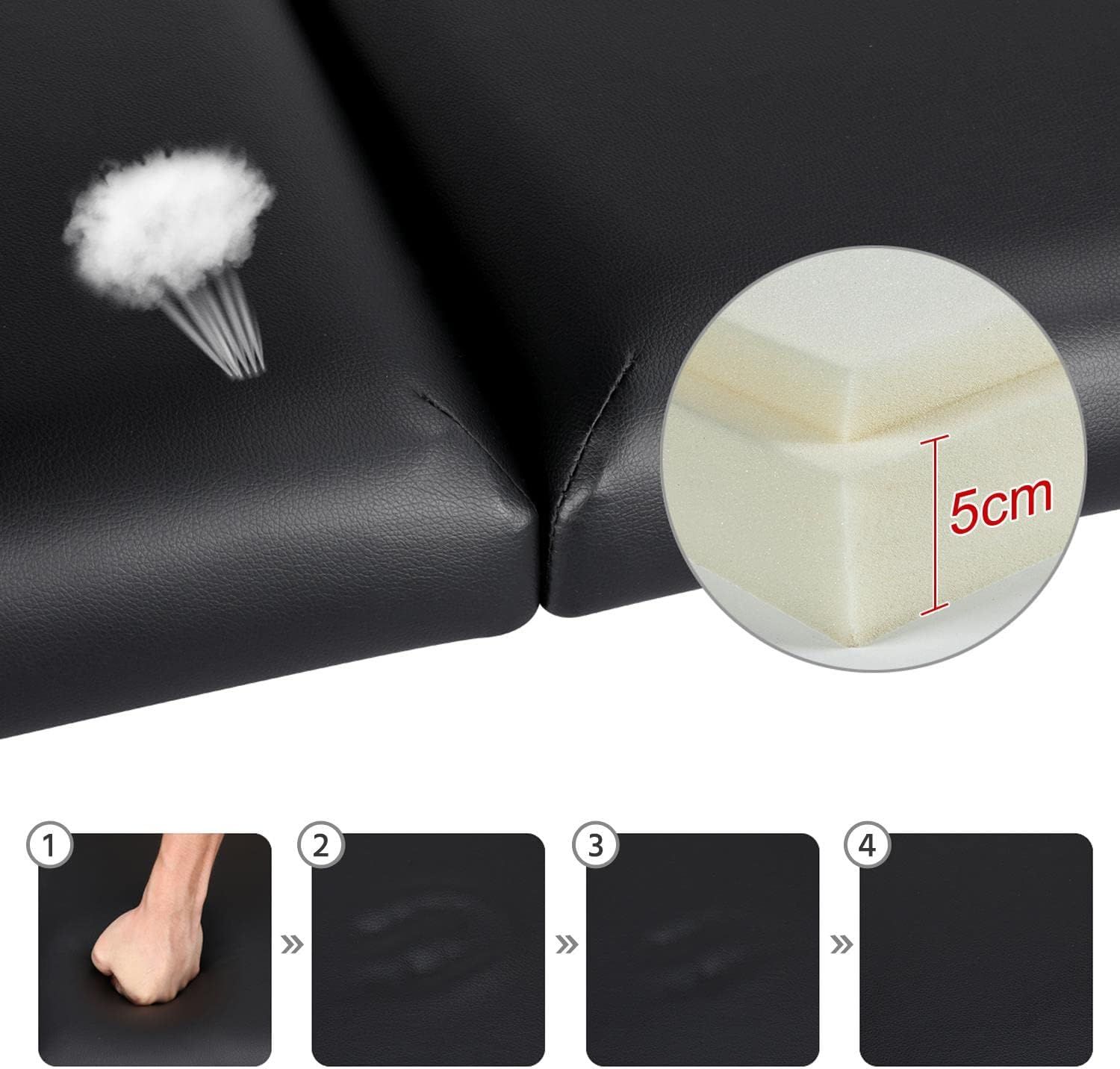 Massage Table 70cm Wide Foldable Aluminium
