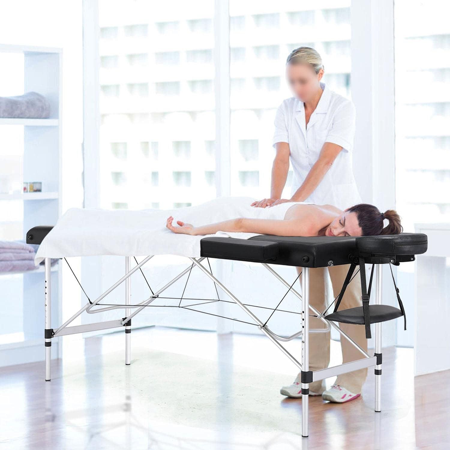 Massage Table 70cm Wide Foldable Aluminium